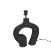Lampenvoet E27 H30cm - hout - metaal
