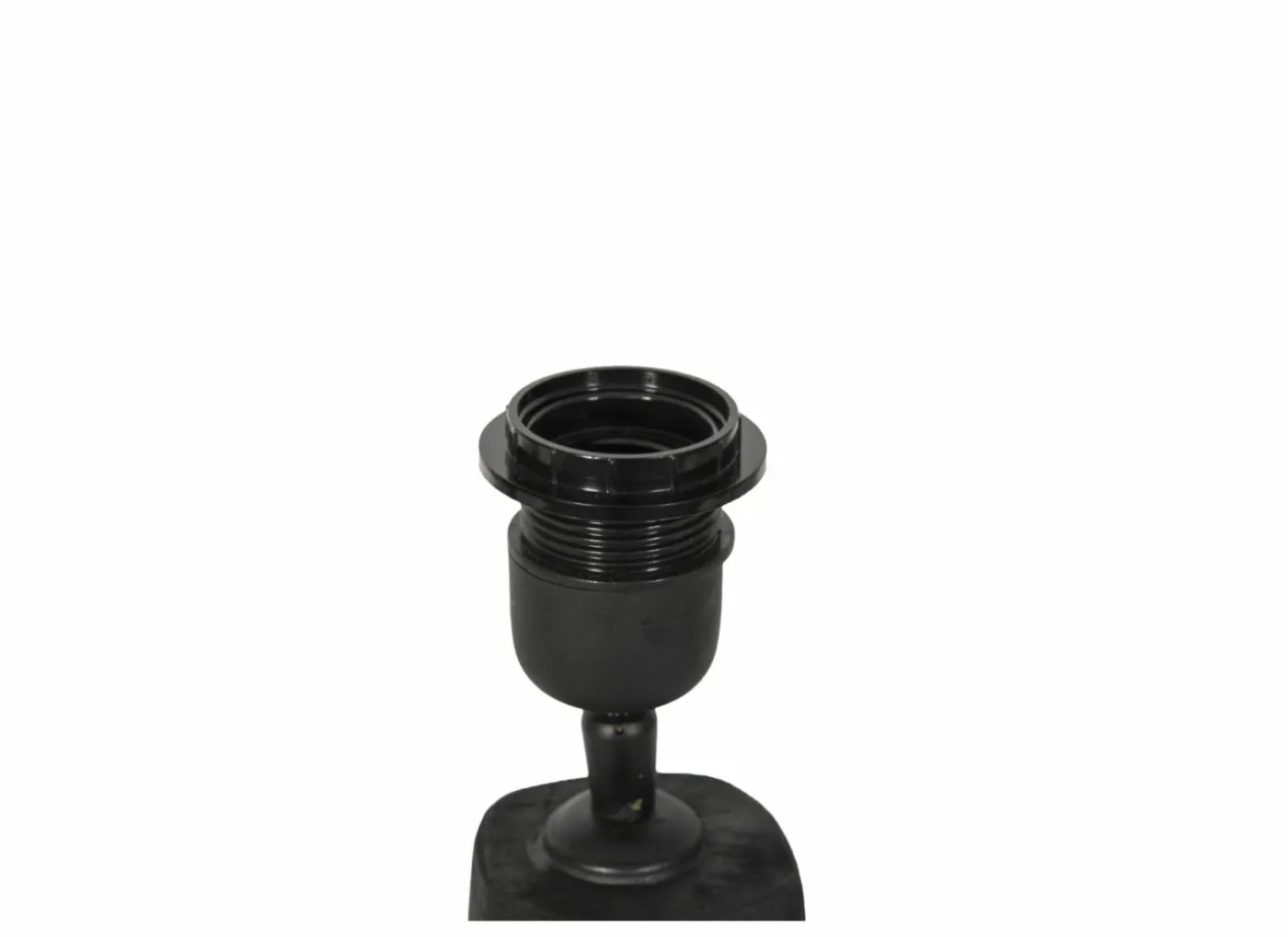 Lampenvoet E27 H30cm - hout - metaal