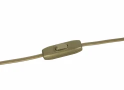 Lampenvoet E27 10x10cm - metaal - goud
