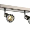 LED spot met 2 spots 5W GU10 chroom