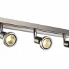 LED spot met 3 spots 5W GU10 chroom