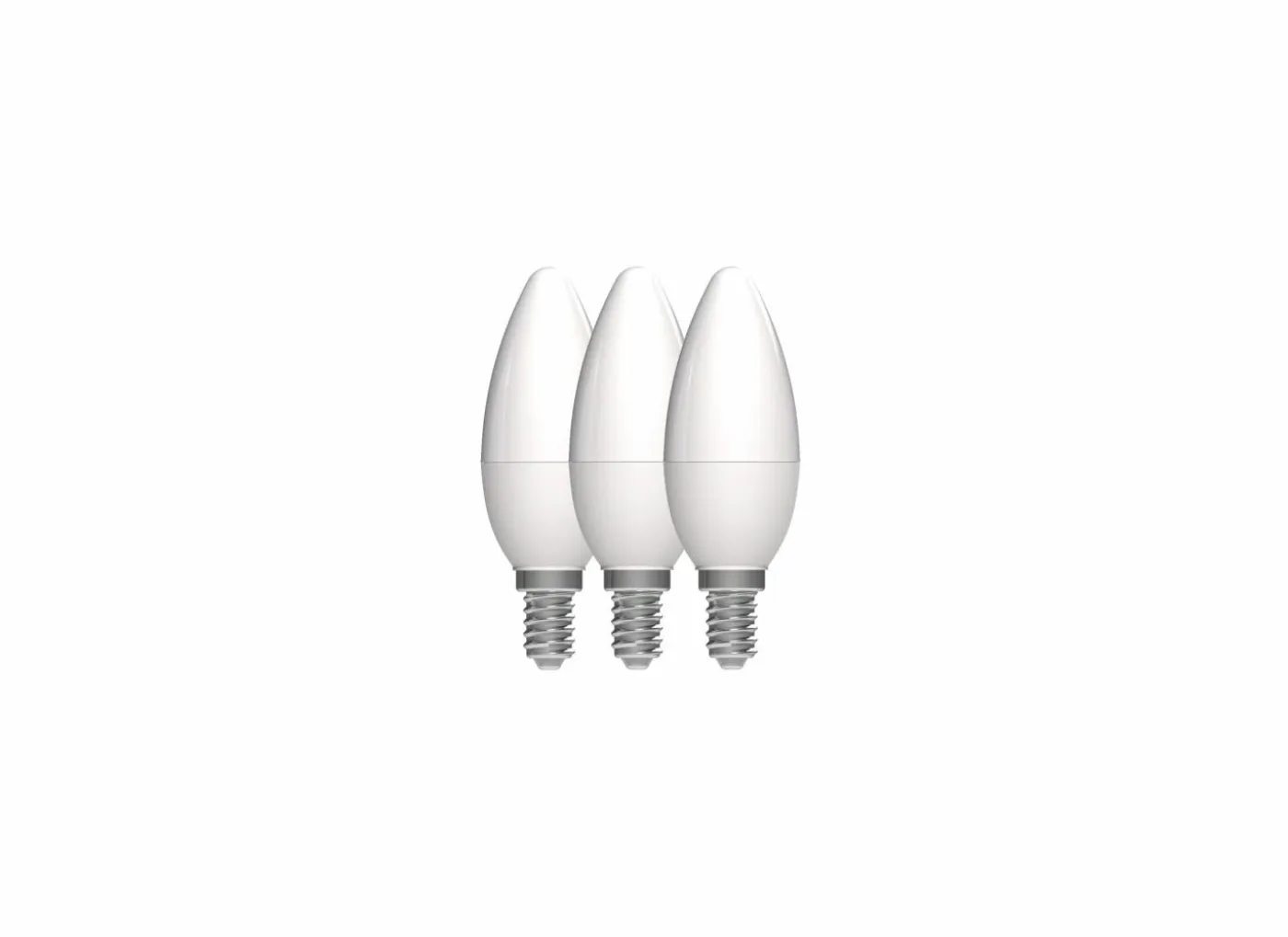 Ledlamp Kaars 3,4W E14 - 3 stuks