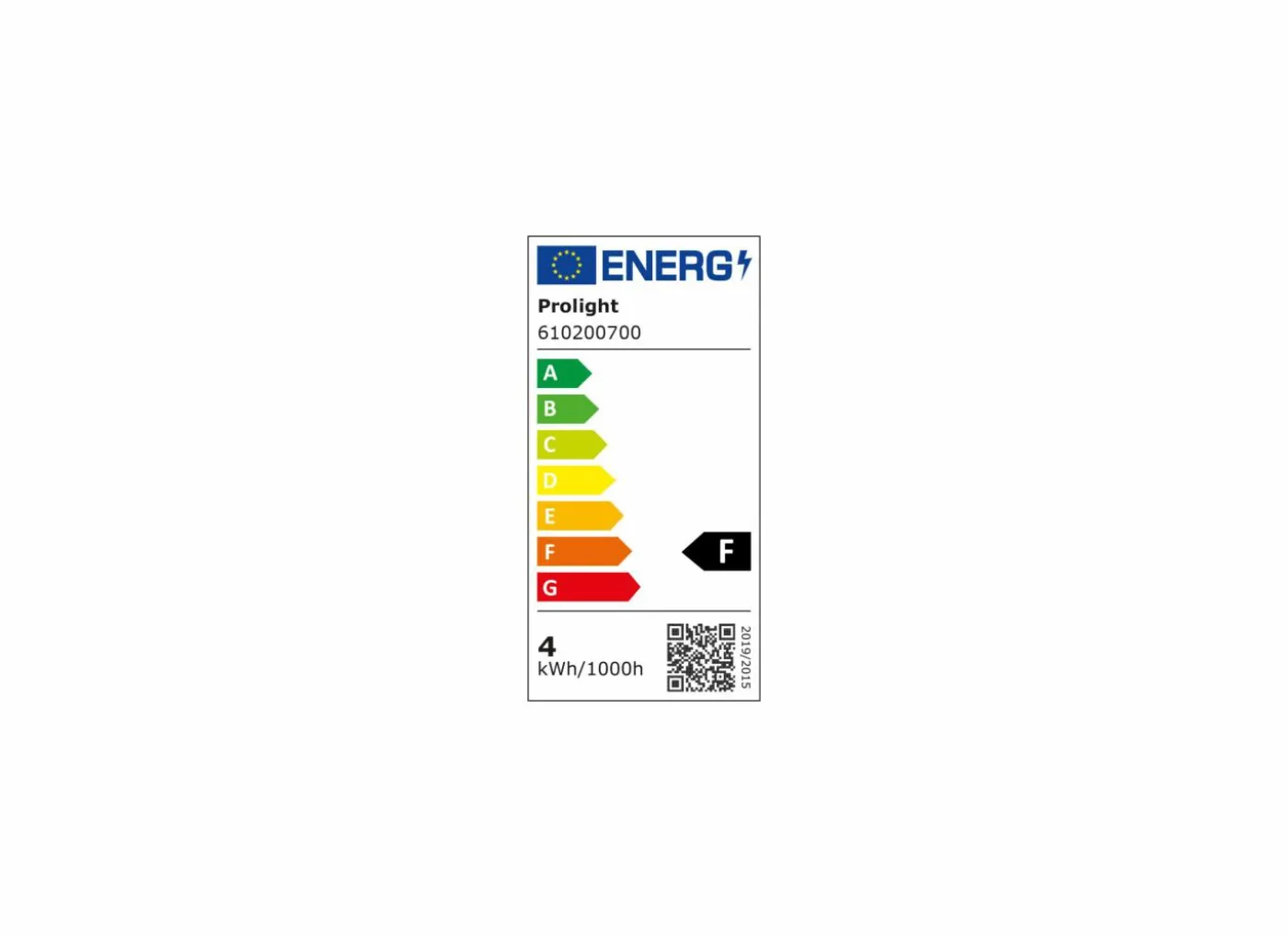 Ledlamp Reflector 4W E14 - H8,5cm - kunststof & glas - wit