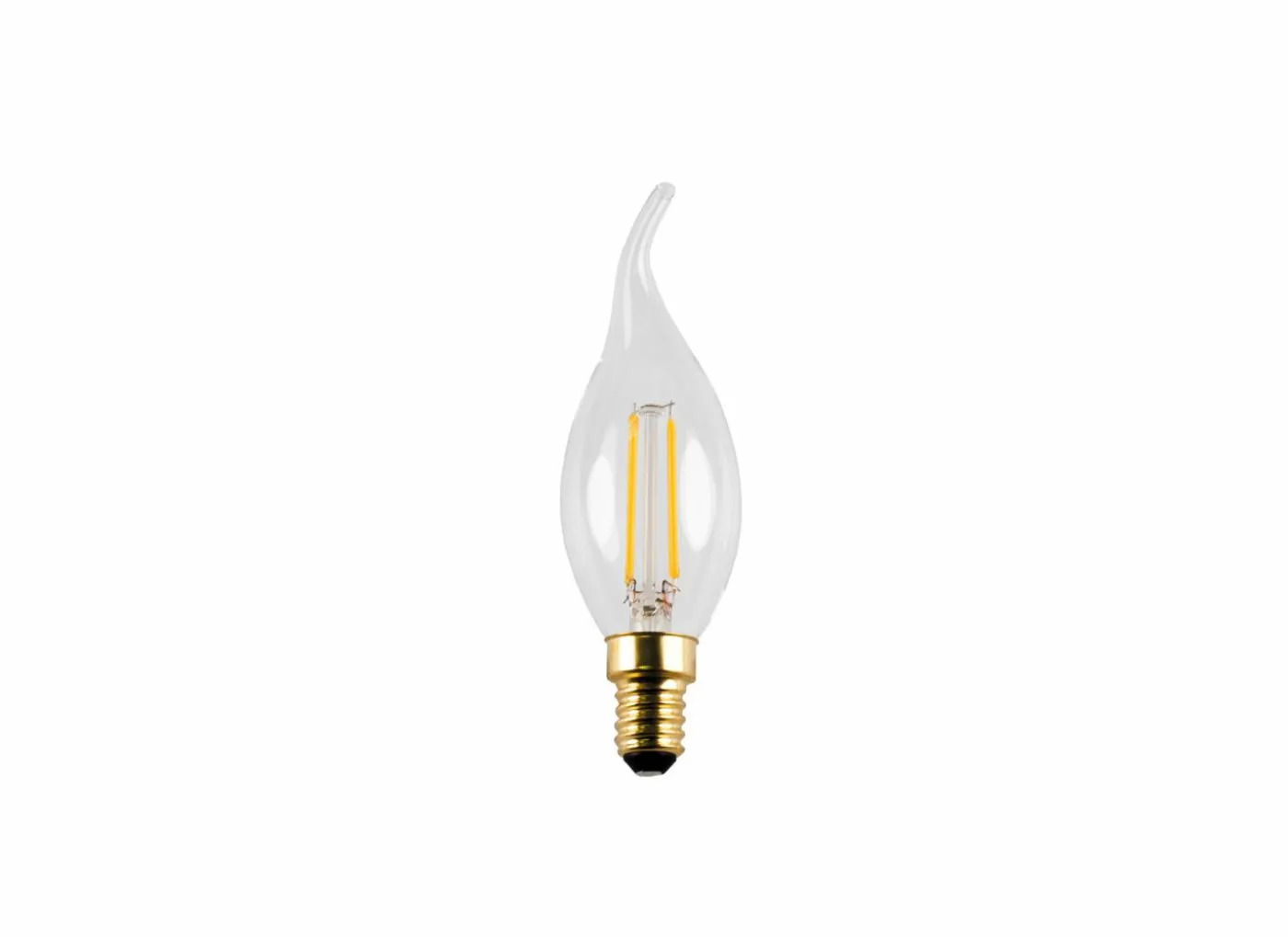 Ledlamp vlam 2W E14