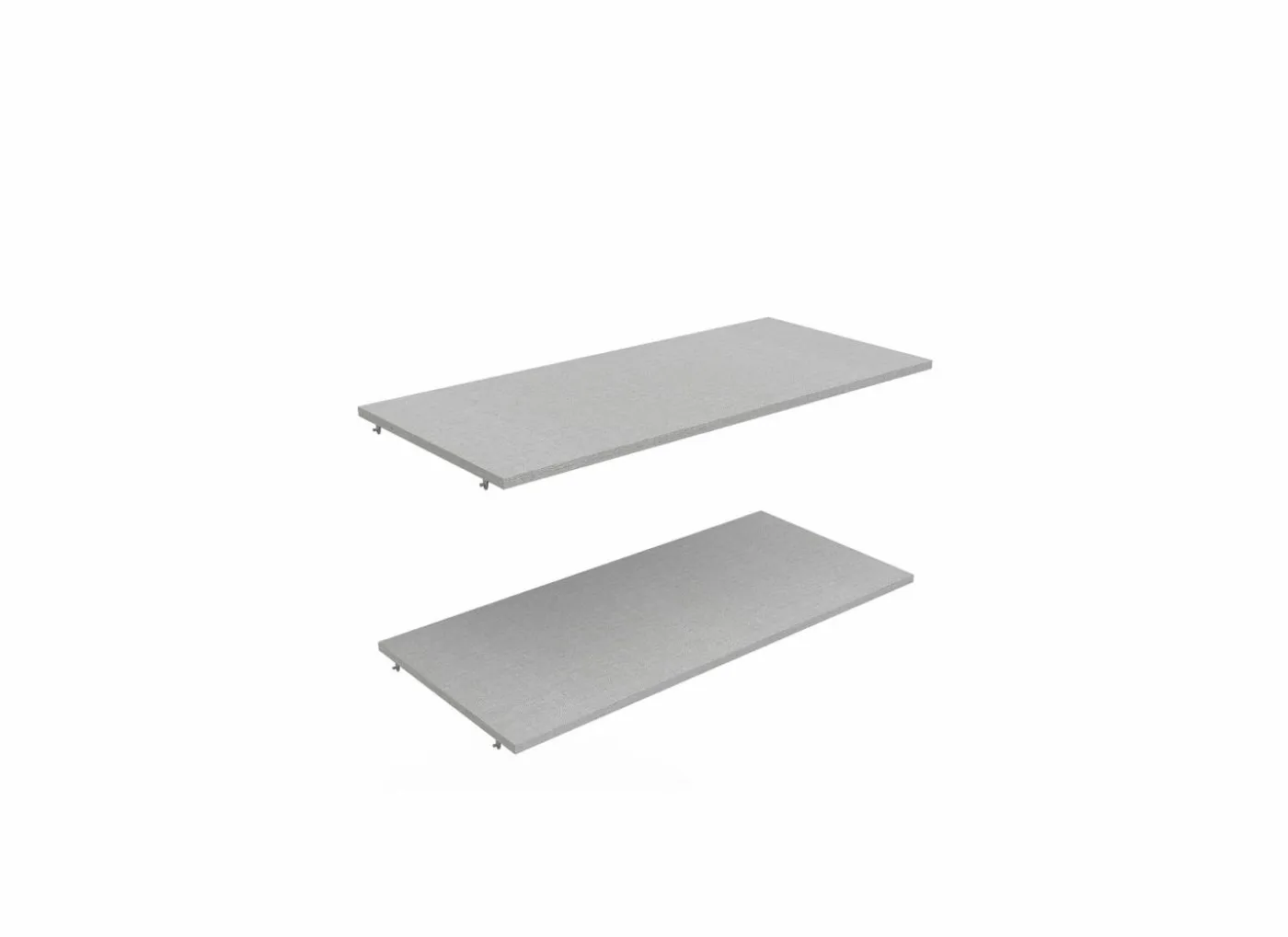 Legplank Ghost 87cm - decor - grijs - set van 2