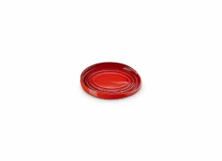Lepelhouder Ovaal 15x11cm - stoneware - kersenrood