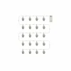 Lichtslinger Dennenappel 200cm 20LED - metaal - wit