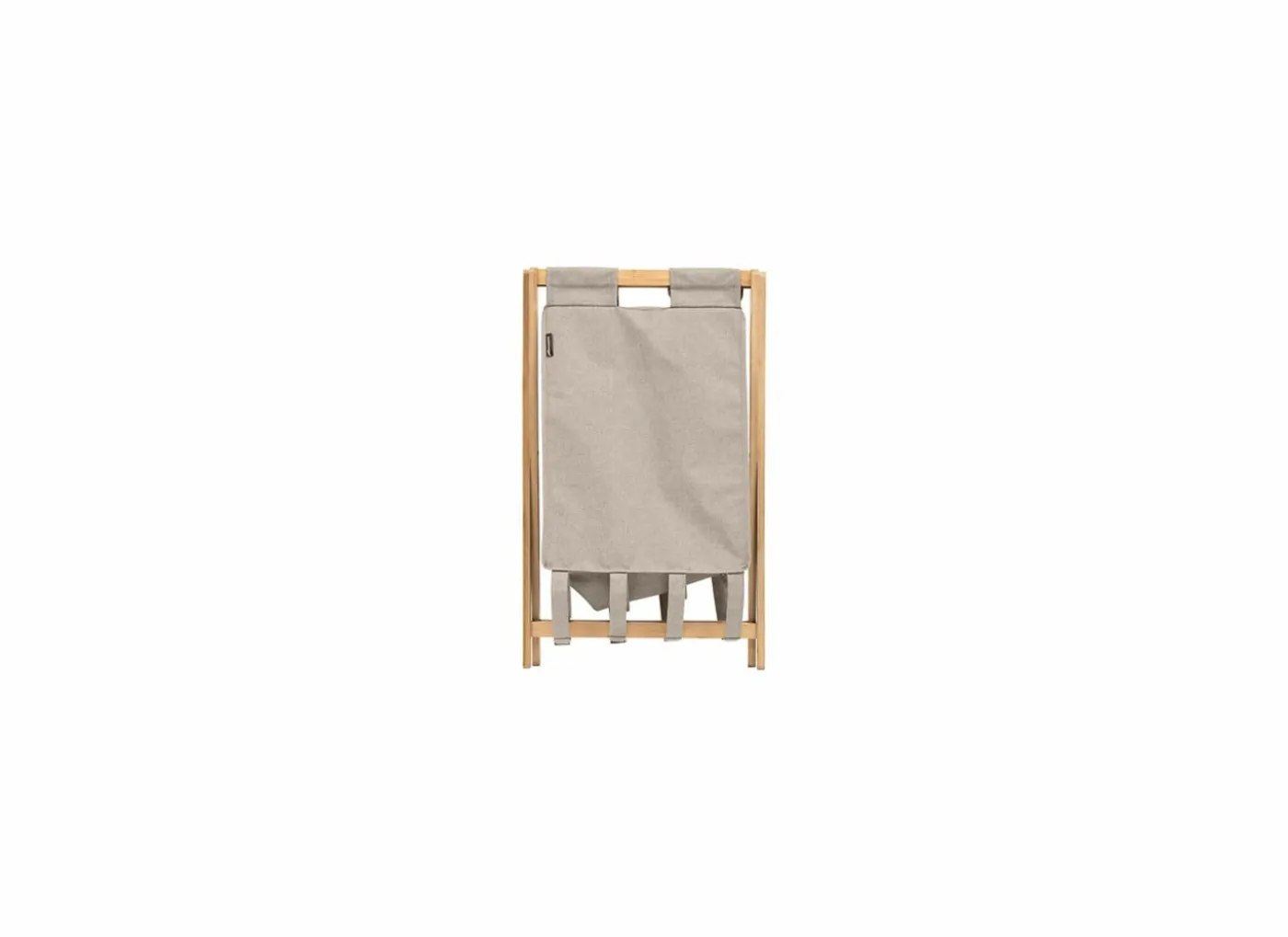 Linnenmand Tidy Box inklapbaar 46x36x68cm - polyestervezel & bamboe - beige