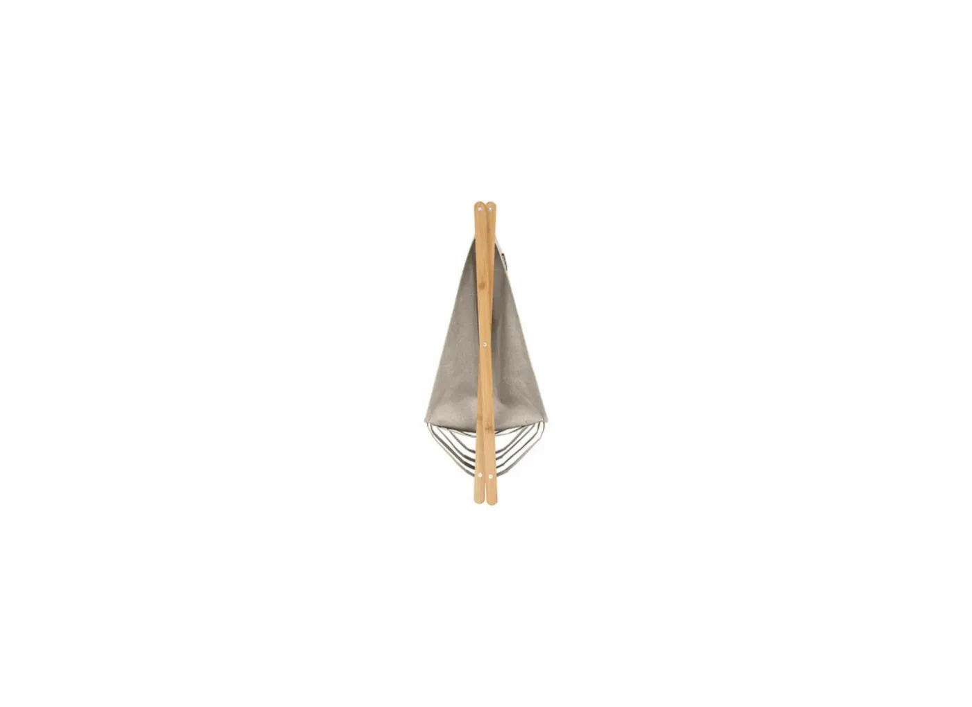 Linnenmand Tidy Box inklapbaar 46x36x68cm - polyestervezel & bamboe - beige
