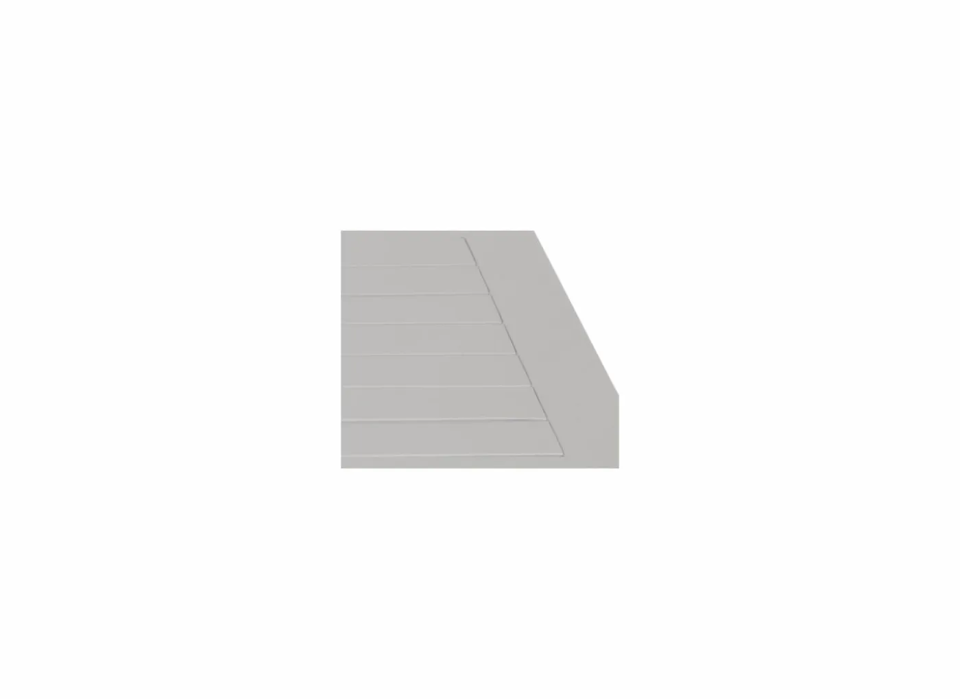 Loungeset Belafonte aluminium olefin - grijs
