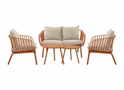Loungeset Copacabana metaal - oranje