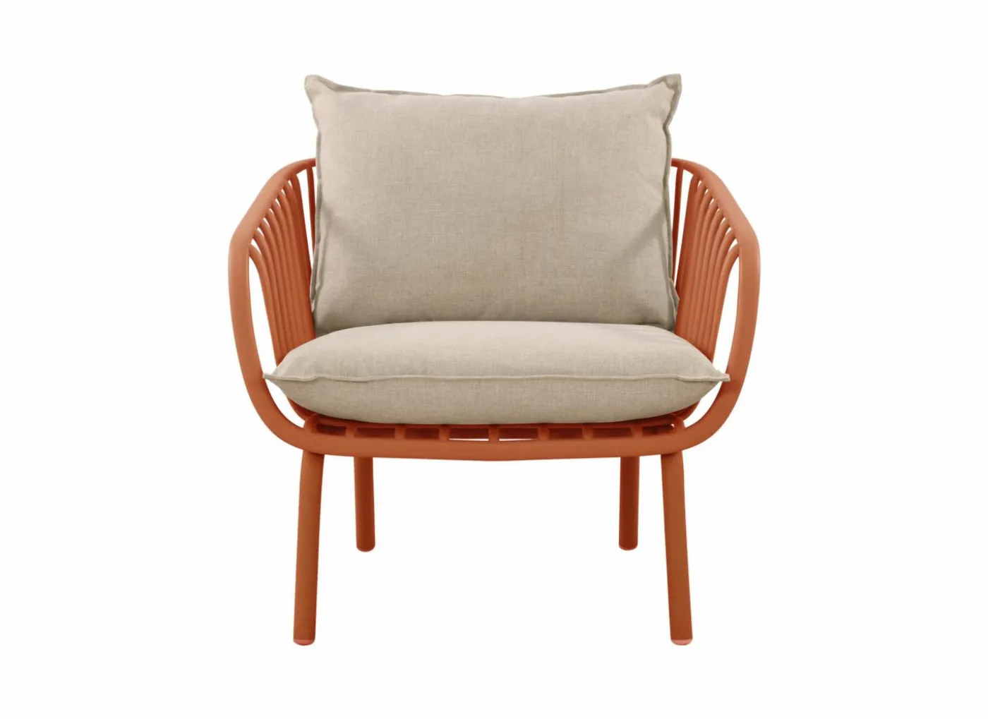 Loungeset Copacabana metaal - oranje