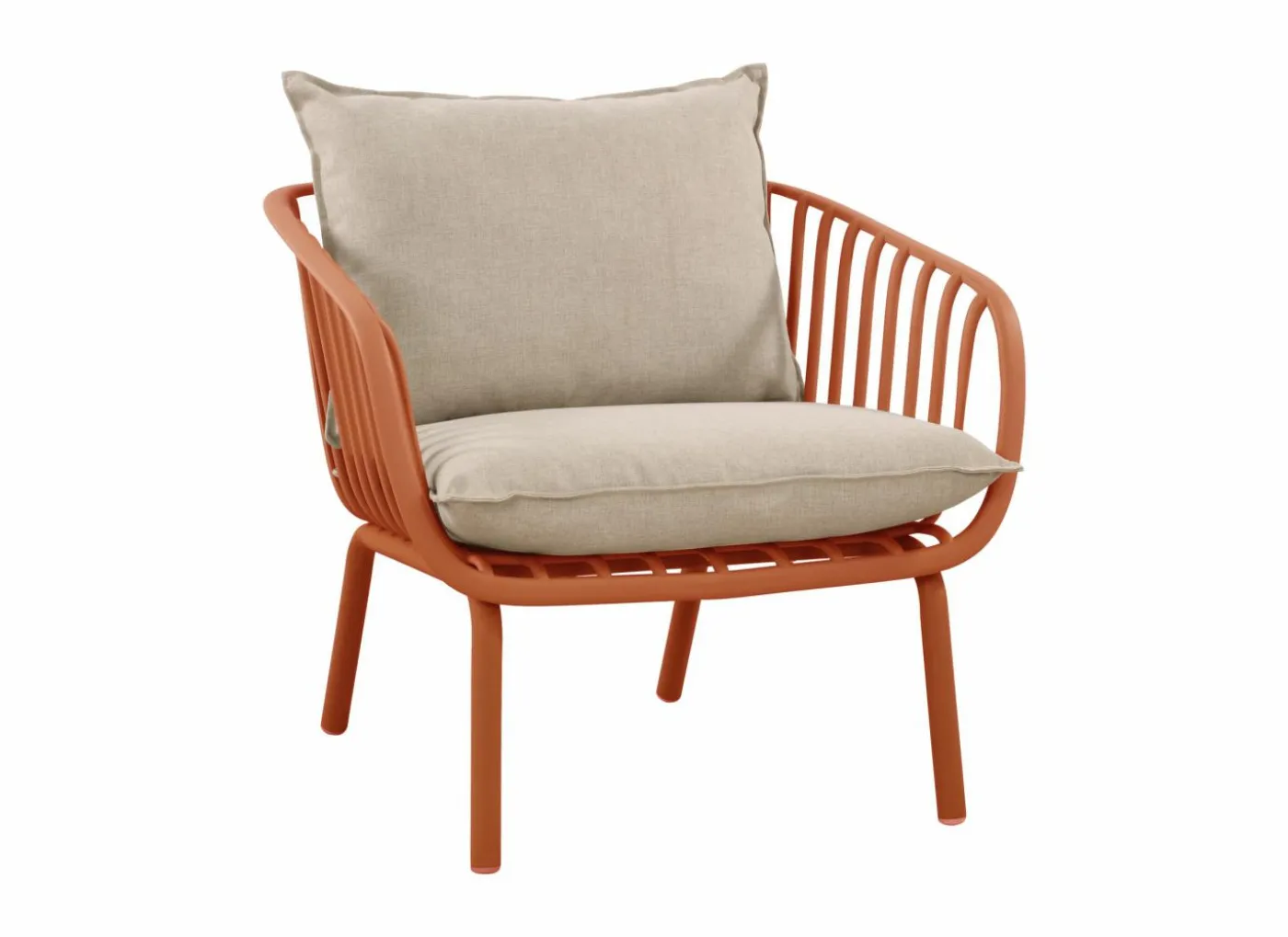 Loungeset Copacabana metaal - oranje
