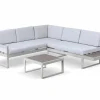 Loungeset Tonale aluminium polywood - greige