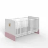 Meegroeibed Cindy 70x140cm - decor - roze & wit