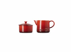 Melkkan en suikerpot Le Creuset