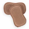 Microvezelspons Essentials 16x19cm - microvezel - cognac set van 3