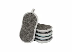 Microvezelspons 20x11,5cm - microvezel - multicolor set van 5