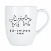 Mok Cosy Best colleague ever 53cl - porselein - wit