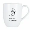 Mok Cosy Too hot to handle 53cl - porselein - wit