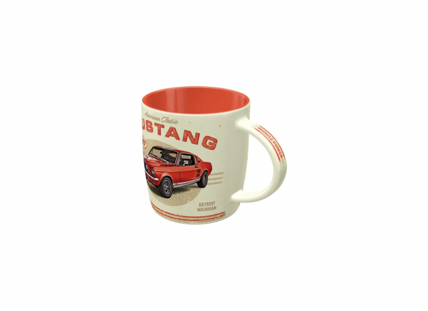 Mok Ford Mustang 33cl - keramiek - multicolor