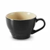 Mok Le Creuset 40cl - keramiek - ebbenzwart
