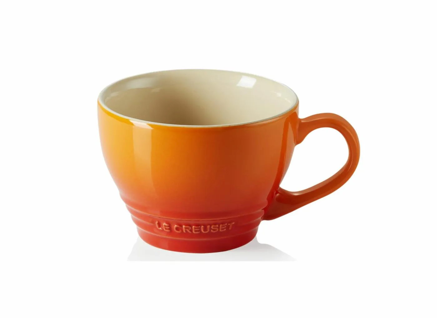 Mok Le Creuset 40cl - keramiek - oranjerood