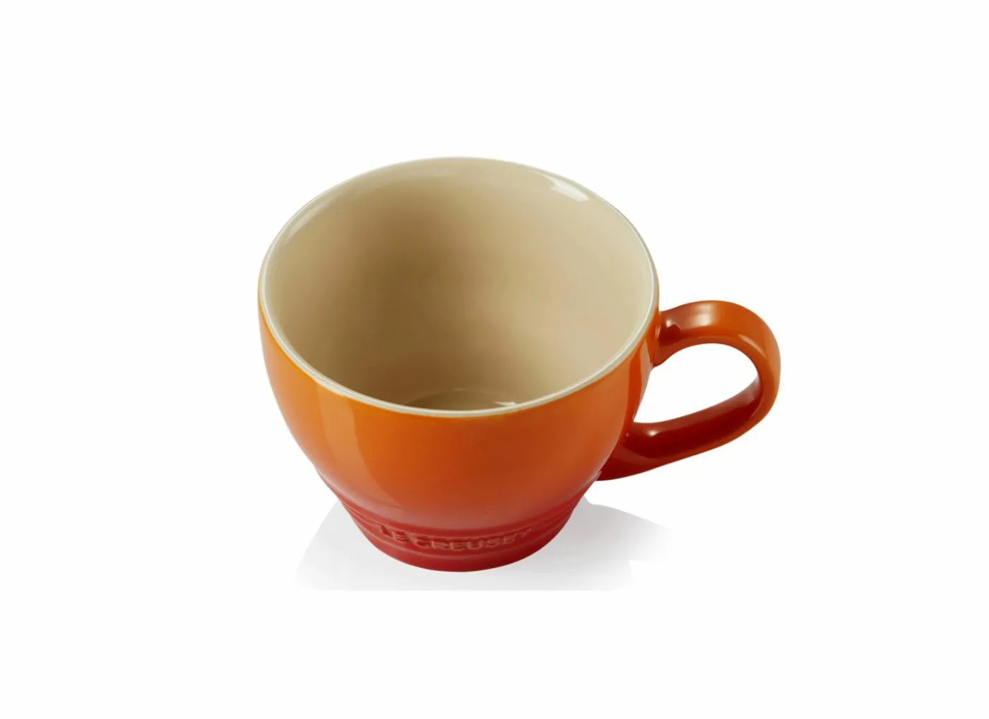 Mok Le Creuset 40cl - keramiek - oranjerood