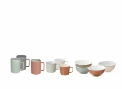 Mok Nature 38cl - porselein - rood