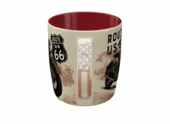 Mok Route 66 33cl - keramiek - multicolor
