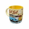 Mok Volkswagen van 33cl - keramiek - geel & blauw