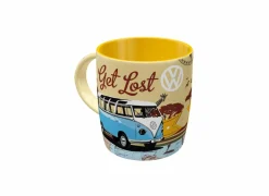 Mok Volkswagen van 33cl - keramiek - geel & blauw