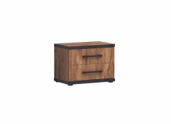 Nachtkastje Ellen 54x40x41cm - decor - acacia & zwart