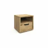 Nachtkastje Kato 50x45x47cm - melamine - etna eik