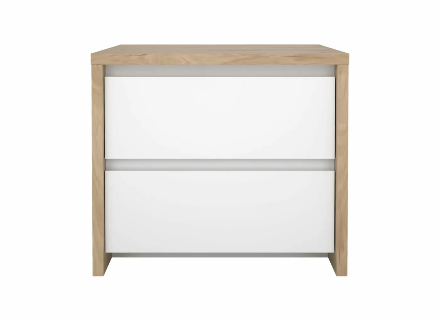Nachtkastje Next 52x48H46cm - decor - wit & jackson hickory