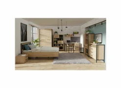 Nachtkastje Oriental Tree 46,3x40,8x33,7cm - decor - bartex eik
