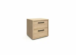 Nachtkastje Tessa 52x44x51cm - melamine - zand eik