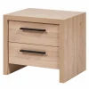 Nachtkastje 50x42x46cm - decor - beige & bruin