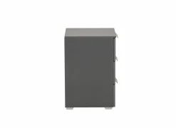 Nachtkastje 40x42x61cm - decor - grijs metallic