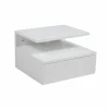 Nachtkastje 35x32x23cm - MDF - wit