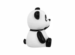 Nachtlampje Panda H13,5cm - kunststof - wit/zwart inclusief batterij