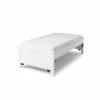 Onderschuifbed Duet 90cm - beuk massief - beuk wit