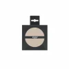 Onderzetters voor glazen Togo Ø10cm - lederlook - taupe - set van 4