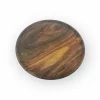 Onderzetters voor glazen Ø13,5x0,8cm - sheesham massief - bruin