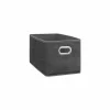 Opbergbox 31x15x15cm donkergrijs