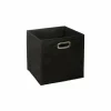 Opbergbox 31x31x31cm zwart