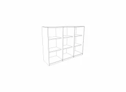 Opbergkast Capo 160x40x112cm - melamine - golden oak