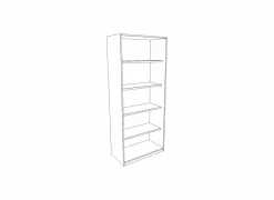 Opbergkast 93cm - melamine - olm