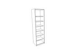 Opbergkast Mrk 40cm - decor - eik