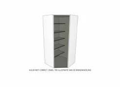 Opbergkast Mrk 80cm - decor - wit